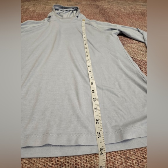 Free fly women’s elevate hoodie sun shirt 30 spf large pale blue - Picture 4 of 11